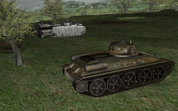 New and older tank model renders