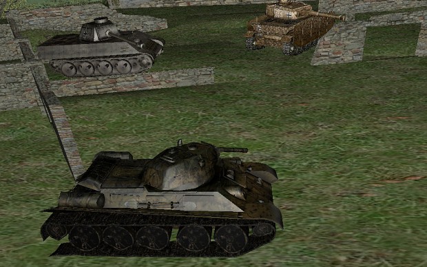 New and older tank model renders