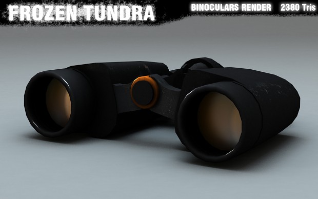 Binoculars Textured Render