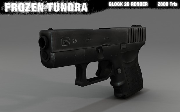 Glock 26 Textured Render