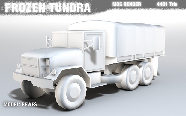 M35 Military Truck Render