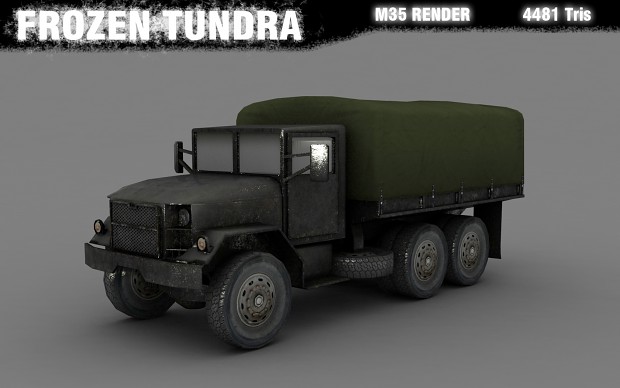 M35 Truck Textured Render