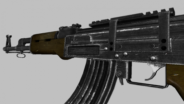 AK-47 detailed textures