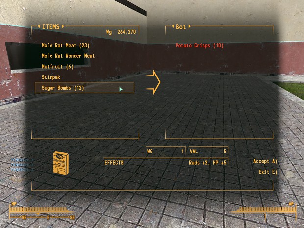 Inventory, Hud and Combat