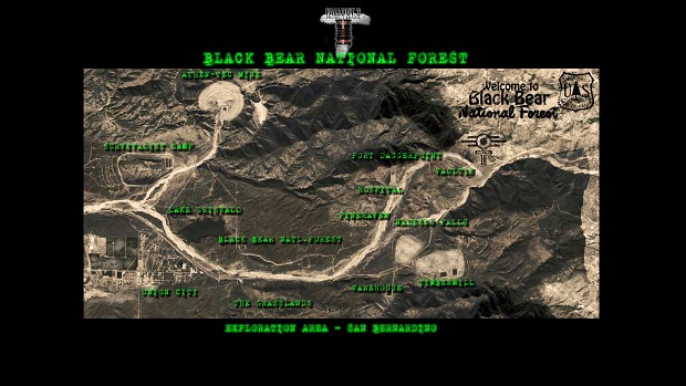 Black Bear National Forest Map