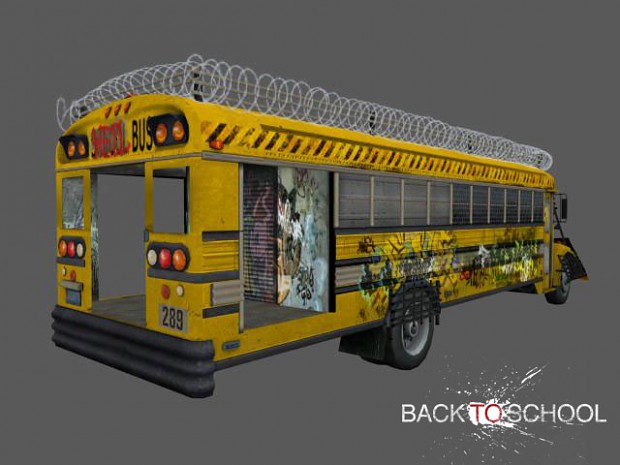 Armored school bus model (by Romka)