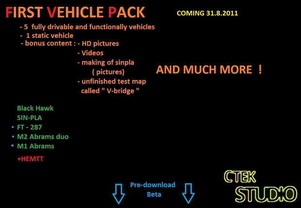 FIRST VEHICLE PACK DEMO DOWNLOAD