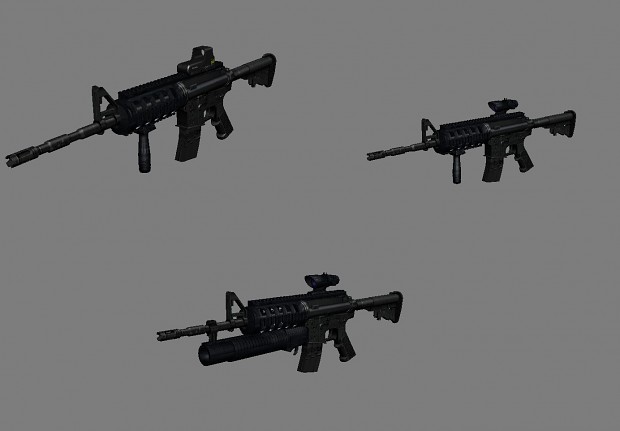 M4 v.3 with some beta attachments image - Codename Cryforce mod for ...