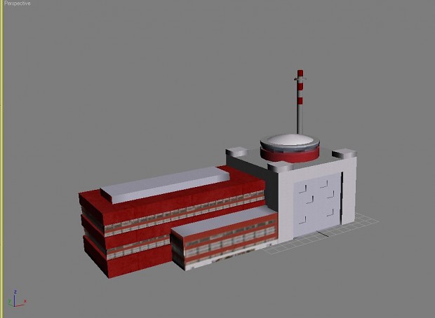 Temelin Nuclear reactor (textured)