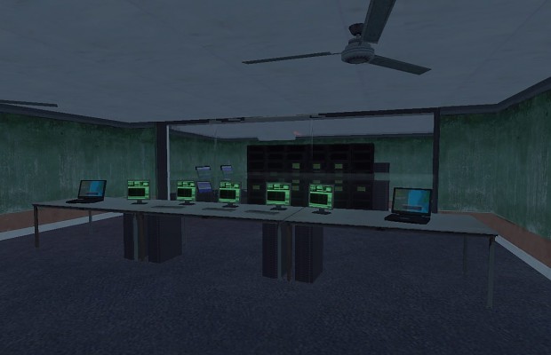 "In Bunker"      Server room