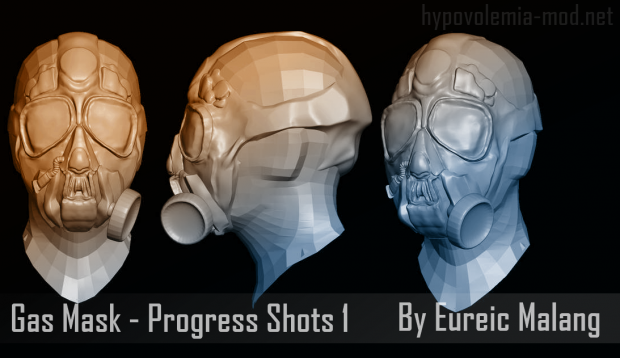 Gas Mask Progress Shots 1