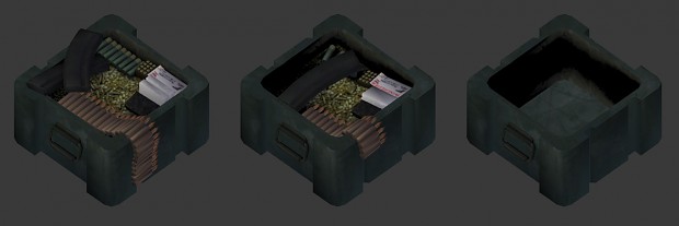 Ammo Box has visual indicator how full it is