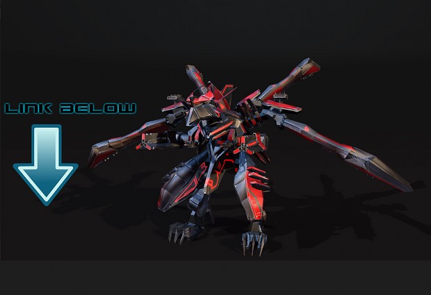 Cybran Dragon 3d render