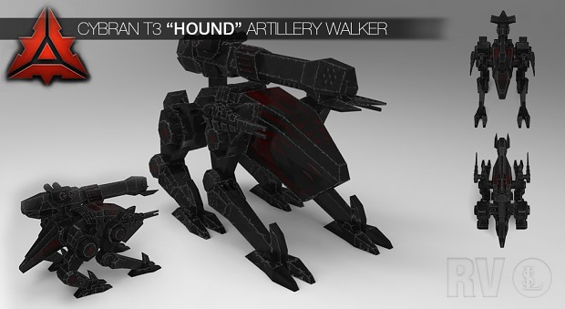 Cybran T3 "Hound" Artillery walker