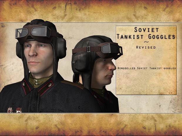 Re-modelled Soviet Tankist Goggles