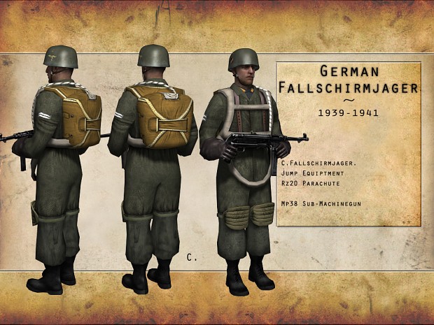 German Fallschirmjager 1939-1941