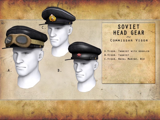 Re-modelled Soviet Headgear