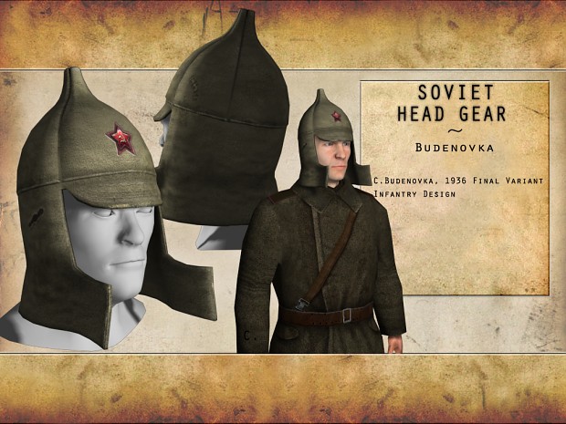 Re-modelled Soviet Headgear - Budenovka