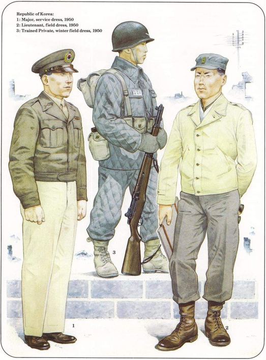 South Koreans Soliders and Officer
