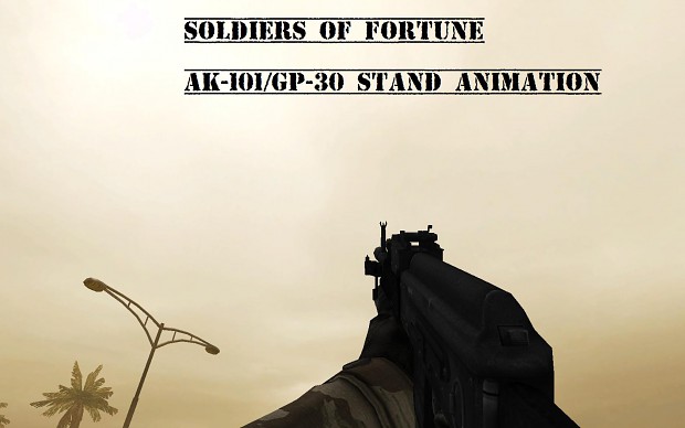 AK-101/GP30 New Stand Animation