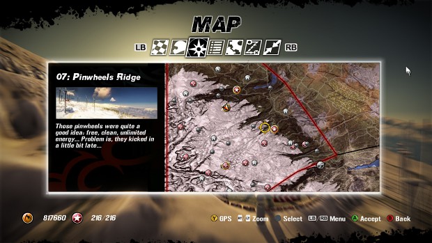 New UI - Map Menu