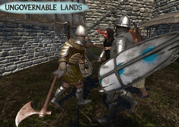Player fighting castle guards