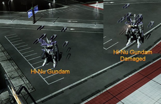 Hi Nu Gundam deployed