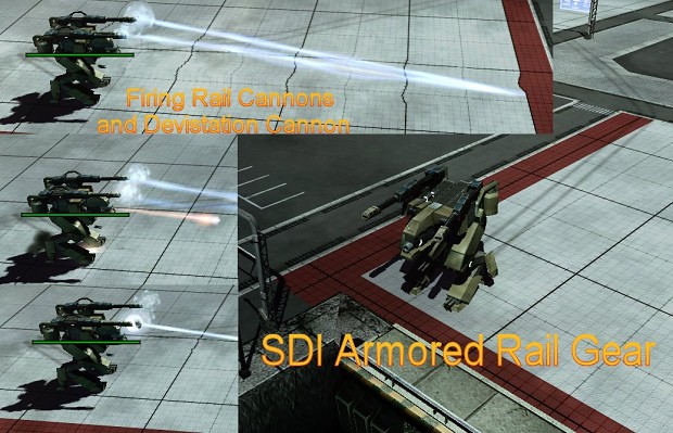 SDI Armored Rail Gear