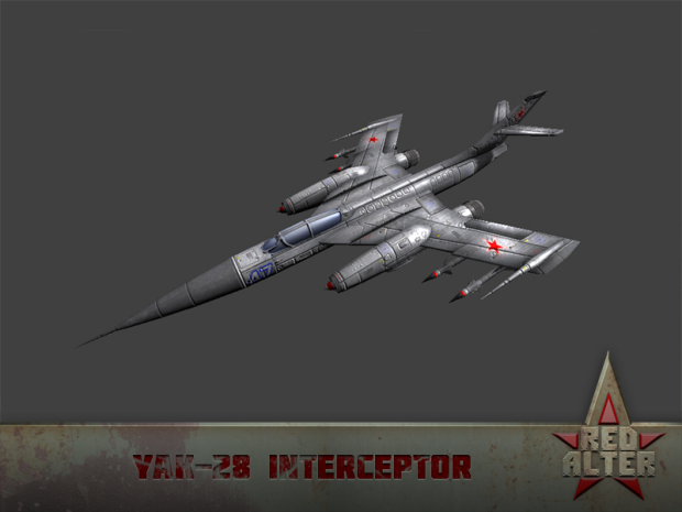 YaK-28 Interceptor render 1