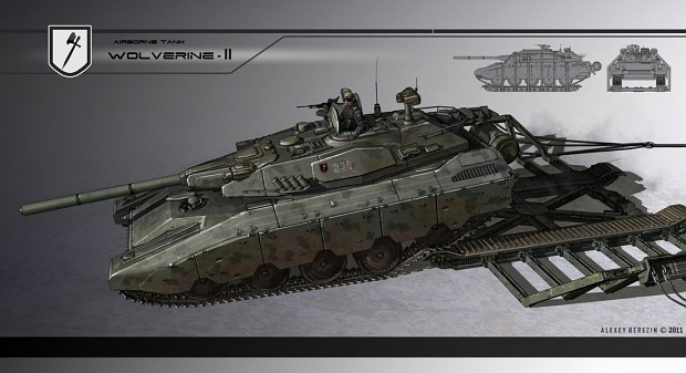 Airborne Wolverine II tank concept