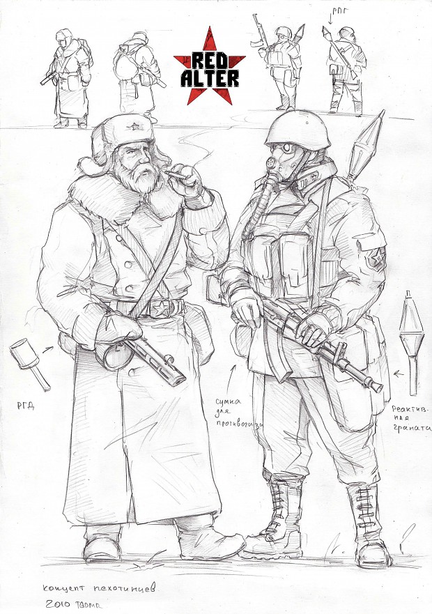 Soviet Conscripts concept 3