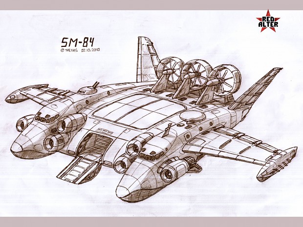 Soviet Transport Ekranoplane Concept 1