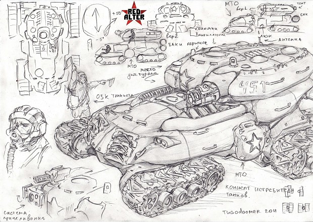 Soviet anti-tank "Red Bear"
