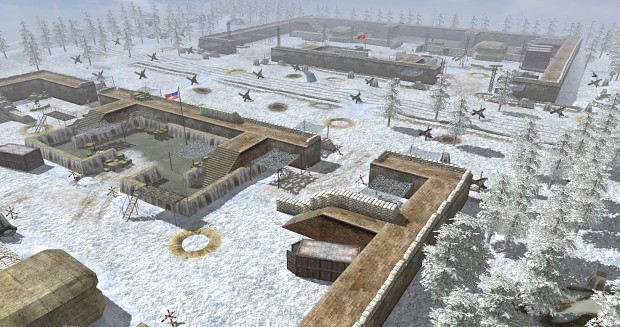 Red Square and Winter Fortress Map