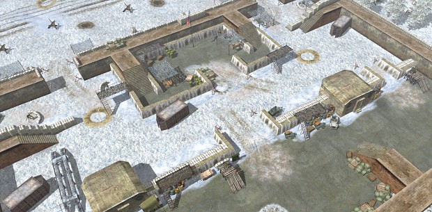 Red Square and Winter Fortress Map