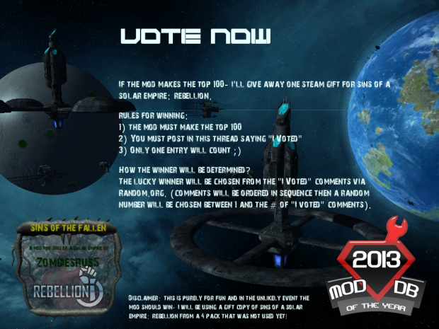 Vote Now: Win a copy of Rebellion
