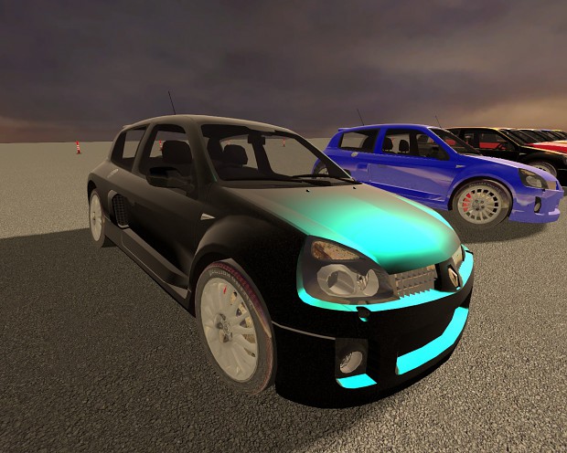 Nissan 240SX & Renault Clio Sport Ingame Test