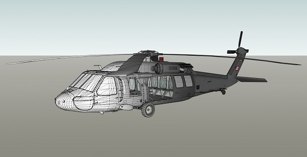 The Black hawk helicopter
