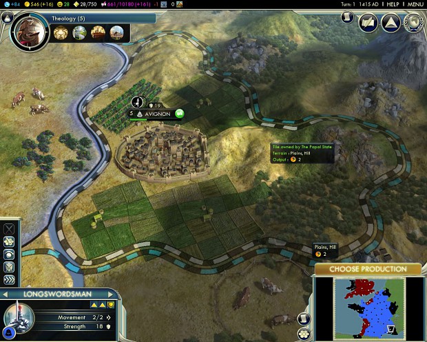 City States image - The Hundred Years' War for Civ5 mod for
