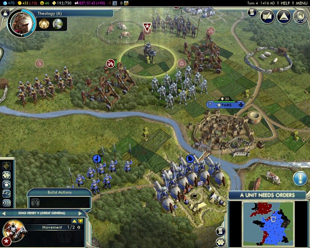 The Attack On Paris Image The Hundred Years War For Civ5 Mod For Civilization V Mod Db