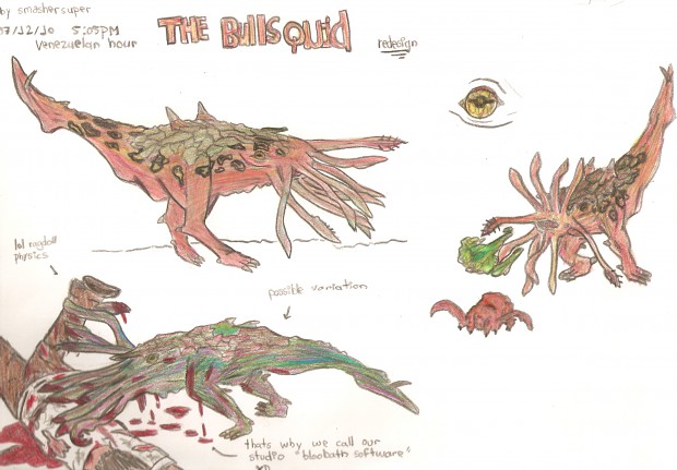 Concepts for the new Bullsquid and Elite Security