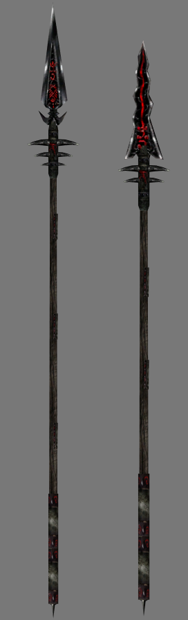 Morrowind Daedric Spear