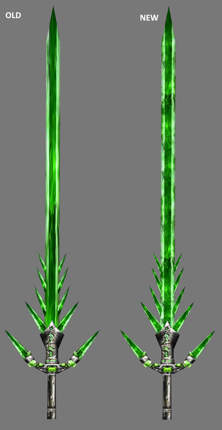 Better blade textures for glass weapons.