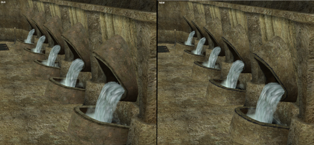 No more mismatching waterspouts in Vivec