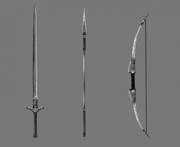 Texture changes for some weapons