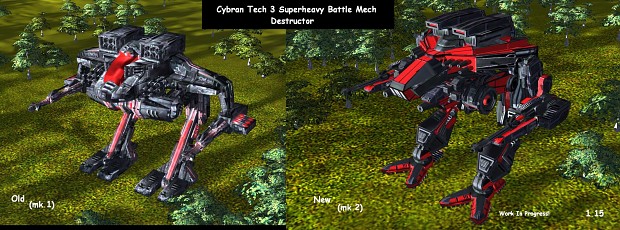 Cybran Destructor mk.2 model WIP