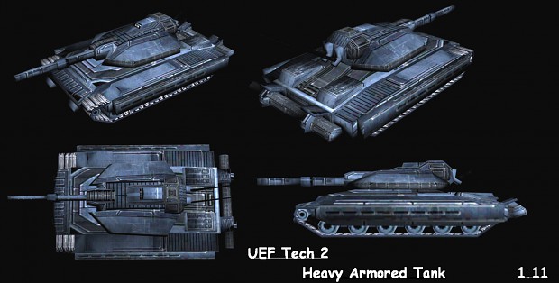 New UEF T2 Heavy Armored Tank model
