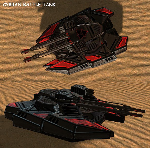 New Tech 3 Cybran Battle Tank model