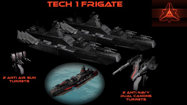 Tech 1 Cybran Frigate.