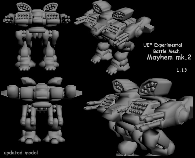 Updated Mayhem Mech model